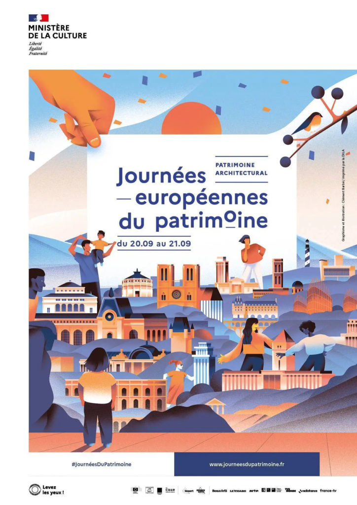Affiche "Journées du patrimoine 2025"